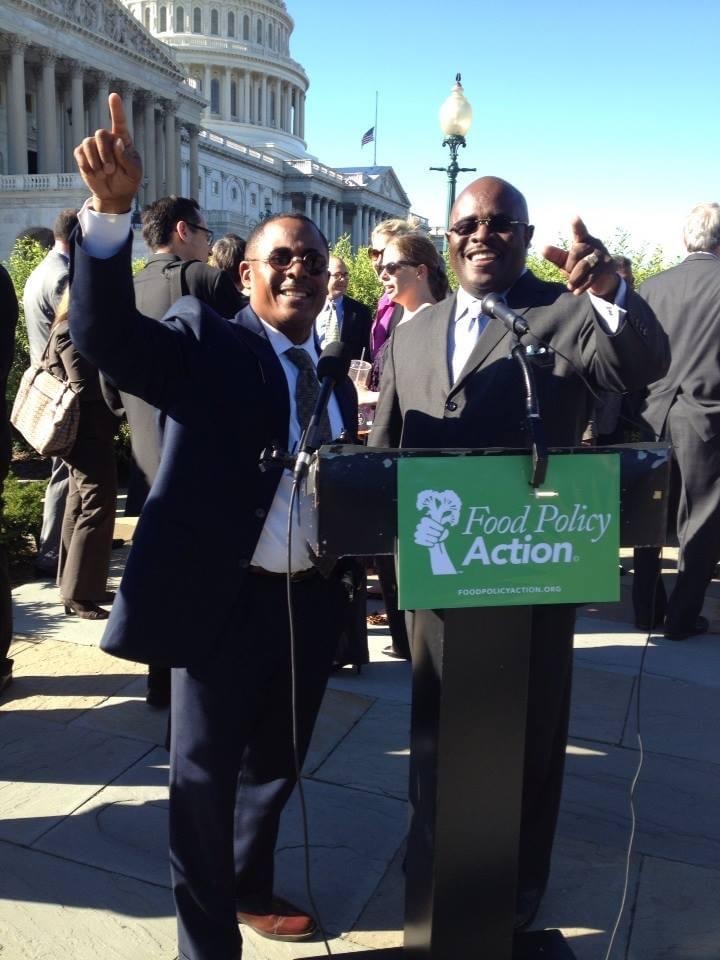 Terrence M. Hicks at the White House representing Metro Strategies, Inc.